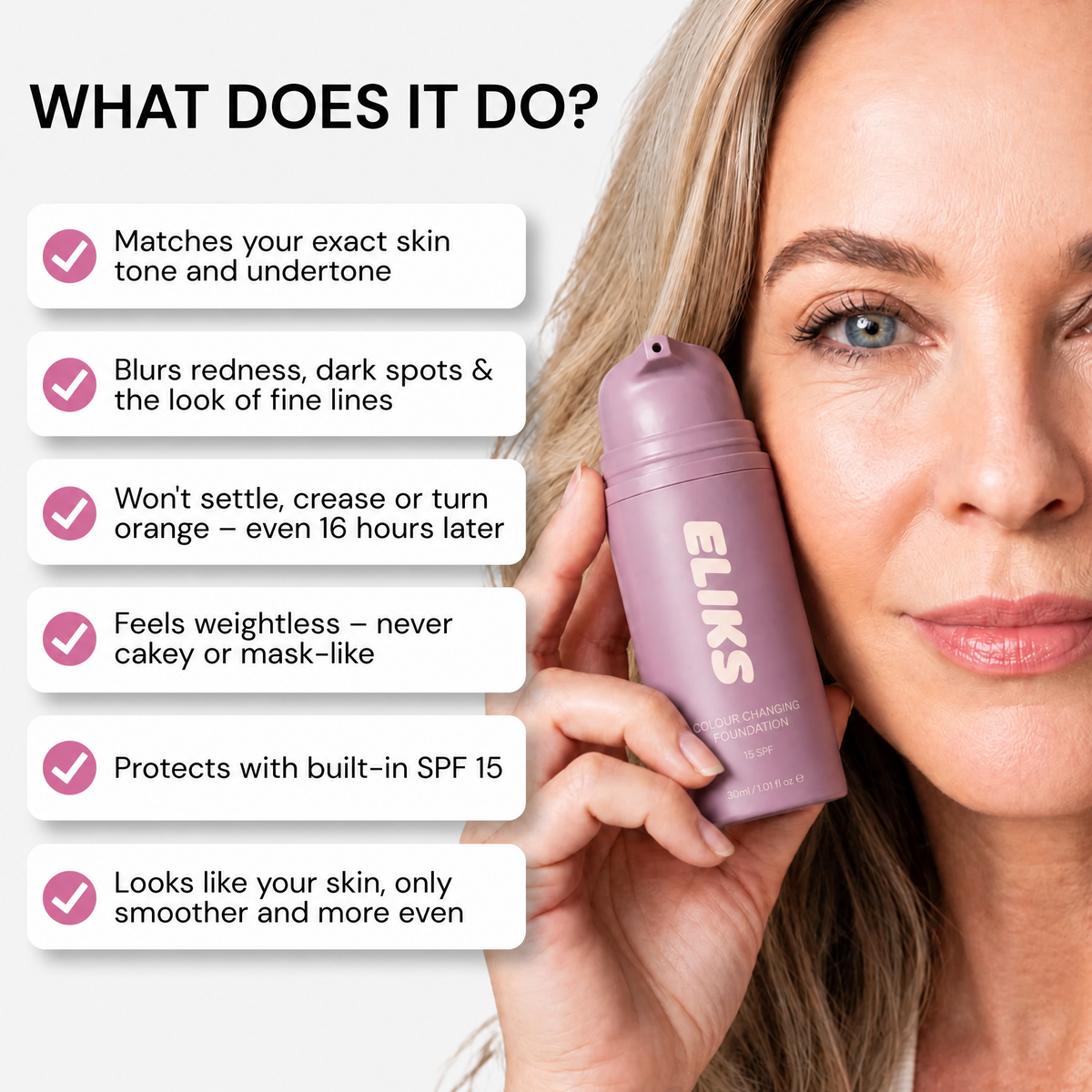 Reverse-ageing Adaptive Foundation