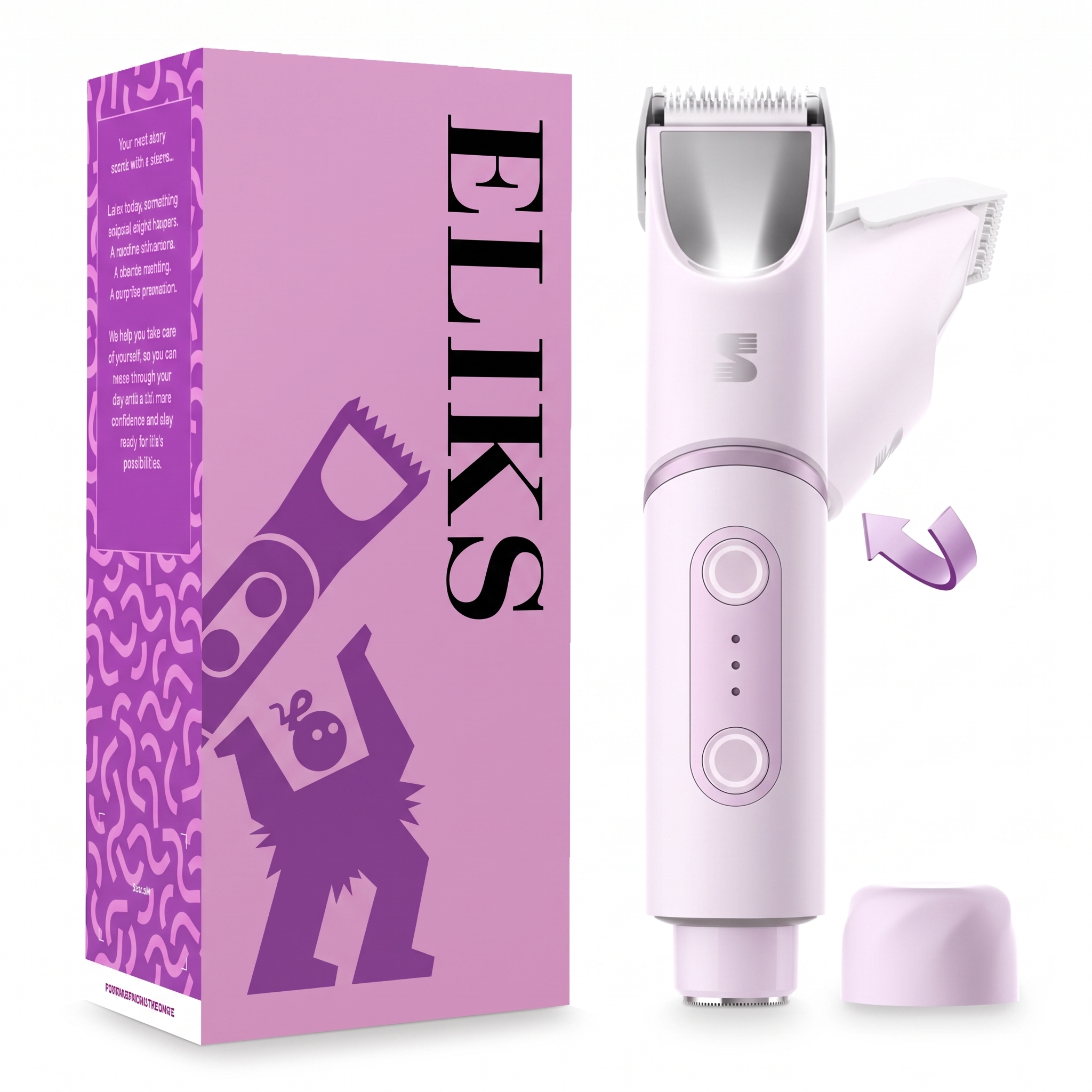 ELIKS  Women Shaver -180° Rotatable