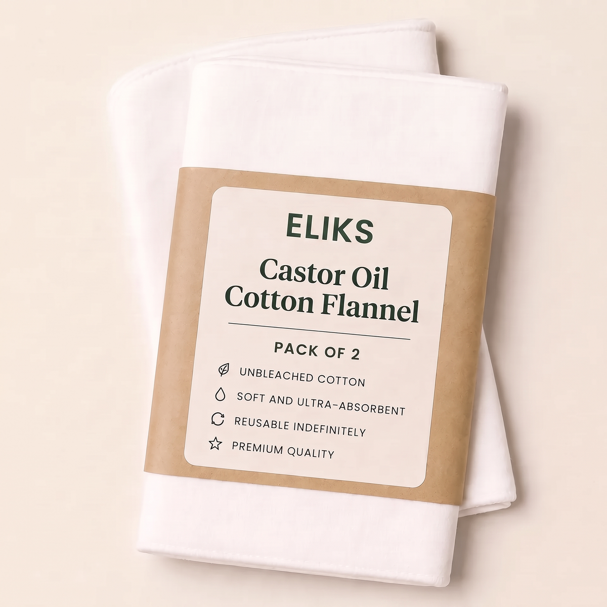 Organic Cotton Compress (x2) – Always have a fresh one ready